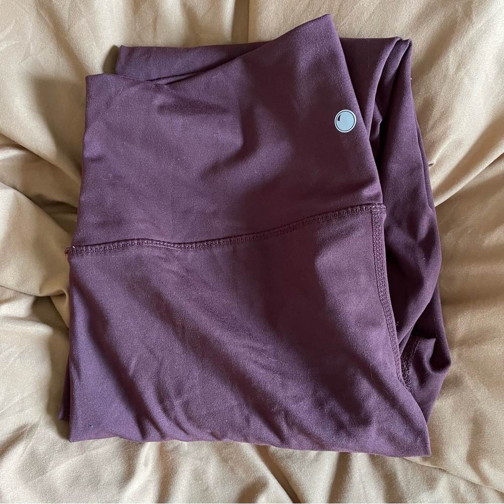 Women’s Yogalicious Lux 3/4 Ankle Purple-Brown Yoga Pants - Athleisure